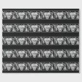 Papier Cadeau Día de Muertos/Jour des morts (Plat)