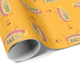 Papier Cadeau Diable de Hot Dog