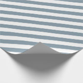 Papier Cadeau Diagonal blue and white stripes pattern (Coin)