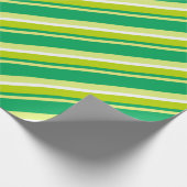 Papier Cadeau Diagonal Grandes Vert (Coin)