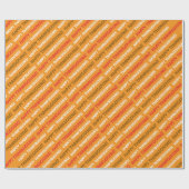Papier cadeau diagonal Joyeux Thanksgiving (Plat)