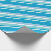 Papier Cadeau Diagonale Bleu clair (Coin)