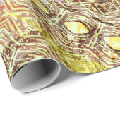 Papier Cadeau Diagonale de l'accumulation de tourmaline (Coin rond)