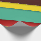 Papier Cadeau Diagonales multicolores (Coin)