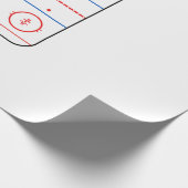 Papier Cadeau Diagramme de la patinoire Hockey Jeu Compagnon (Coin)