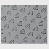 Papier Cadeau Diamant éternel (Plat)