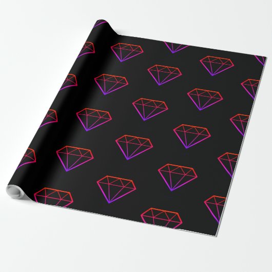 Papier Cadeau Diamant éternel (Déroulé)