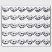 Papier Cadeau Diamant précieux (Plat)