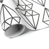Papier Cadeau Diamants (Coin rond)