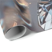 Papier Cadeau Diamants (Coin rond)