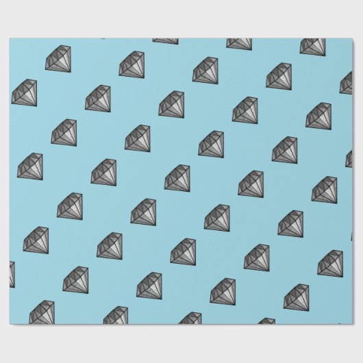 Papier Cadeau Diamants (Plat)