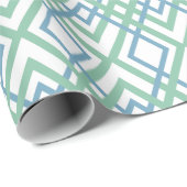 Papier Cadeau Diamants Art déco (Coin rond)