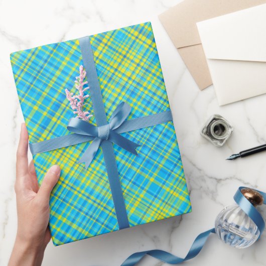 Papier Cadeau Diamants brillants brillants - Coordination PLAID  (Cadeaux)