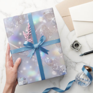 Papier Cadeau Diamants clairs brillants