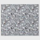 Papier Cadeau Diamants clairs brillants (Plat)