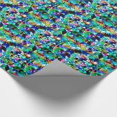 Papier Cadeau Diamants Colorés Parties scintillant Et Éclats (Coin)