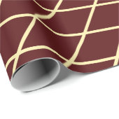 Papier Cadeau Diamants Crème au chocolat Motif minimal (Coin rond)