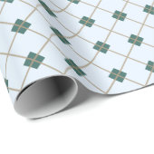 Papier Cadeau Diamants croisés (Coin rond)