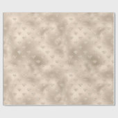Papier Cadeau Diamants de Parties scintillant Gold White Glitz (Plat)
