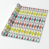 Papier Cadeau Diamants et Starburts (Déroulé)