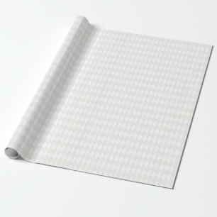 Papier Cadeau Diamants Harlequin Blanc & Ivoire