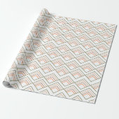 Papier Cadeau Diamants Modernes du Milieu du Siècle (Déroulé)