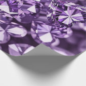 Papier Cadeau Diamants pourpres (Coin)