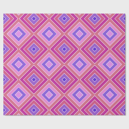 Papier Cadeau Diamants rétro (Plat)