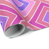 Papier Cadeau Diamants rétro (Coin rond)