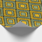 Papier Cadeau Diamants triés - Vert (Coin)