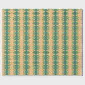 Papier Cadeau Diamants Verts (Plat)