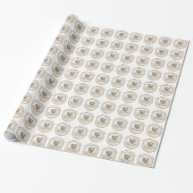 Diamond Heart, papier d'enveloppement Mariage pers