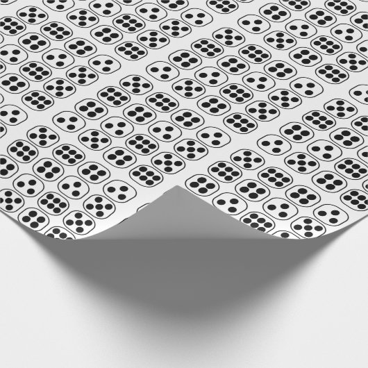 Papier Cadeau Dice Roll fête d'anniversaire (Coin)