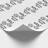 Papier Cadeau Dice Rolling Six C'est mon tour Roll Dice (Coin)