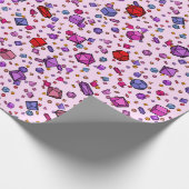Papier Cadeau Dice rose (Coin)