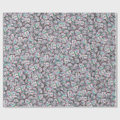 Papier Cadeau Die Cravate Pastel (Plat)