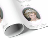Papier Cadeau Dieu Béni Princesse Diana - Souvenir (Coin rond)
