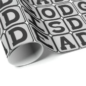 Papier Cadeau Dieu est mort, revendication athée de Nietzsche (Coin rond)