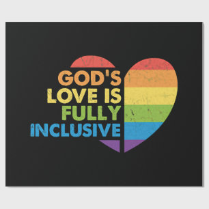 Papier Cadeau Dieu Gay Chrétien Lgbt