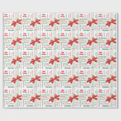 Papier Cadeau Différentes langues de Joyeux Noël (Plat)