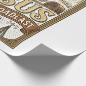 Papier Cadeau Diffusion Radio Jésus Diffusion Radio Jésus Christ (Coin)
