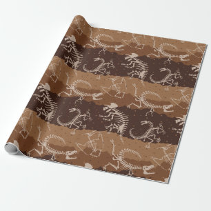 Papier Cadeau Dig Dino Dig