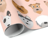 Papier Cadeau Diggity Do Chien (Coin rond)