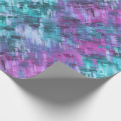 Papier Cadeau digihatch - turquoise et violet : (Coin)