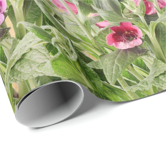 Papier Cadeau Digitale de digitales (Coin rond)