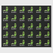 Papier Cadeau Dill With It Funny Dill Picket Pun Dark BG (Plat)