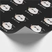 Papier Cadeau Dim-sum Funny Dimsum Math Pun Dark BG (Coin)