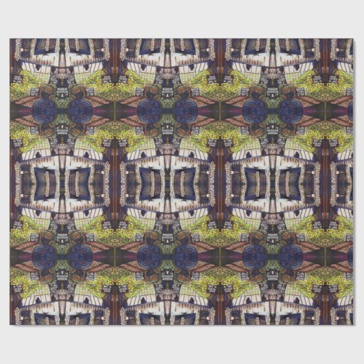 Papier Cadeau Dimensions de curiosité (Plat)