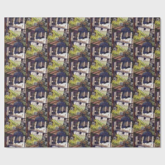 Papier Cadeau Dimensions de curiosité (Plat)