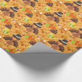Papier Cadeau dinde bon thanksgiving (Coin)